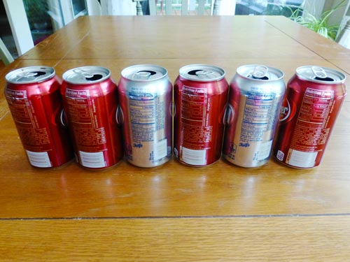 empty cans