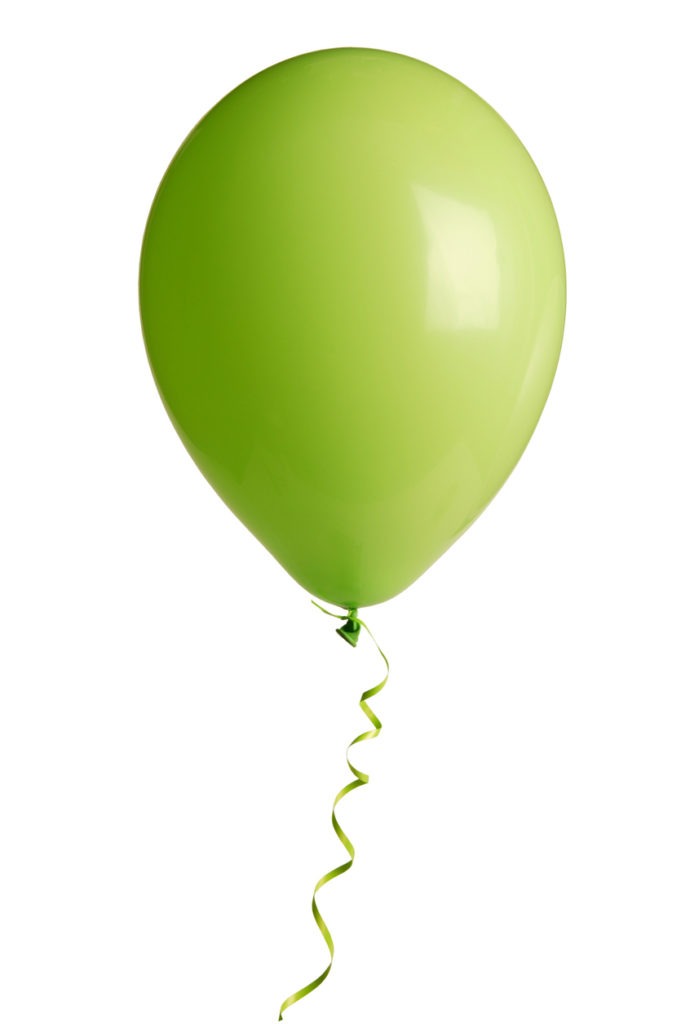 Green balloon