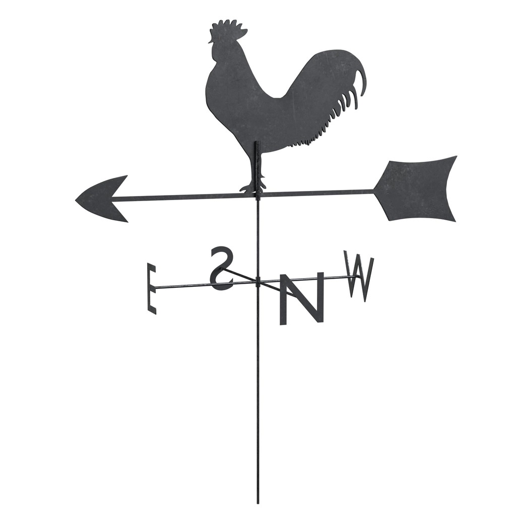 A metal weather vane