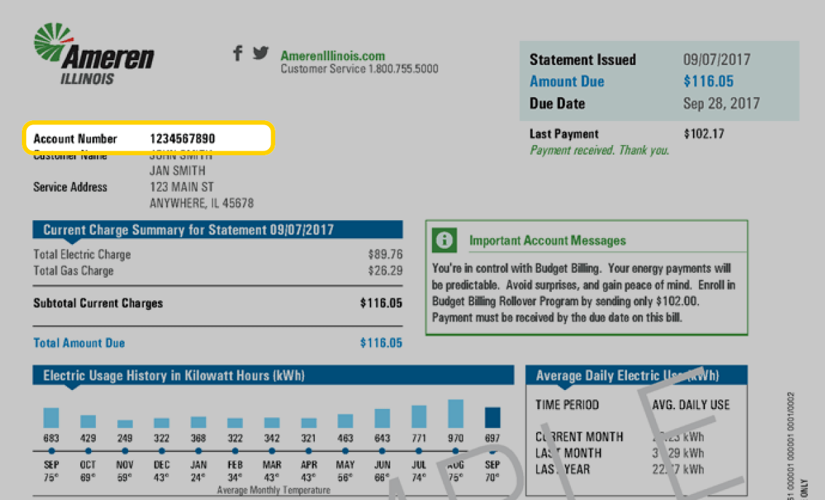 Ameren Bill