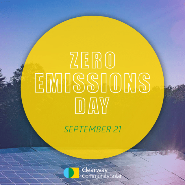 Clearway Community Solar Zero Emissions Day 2022