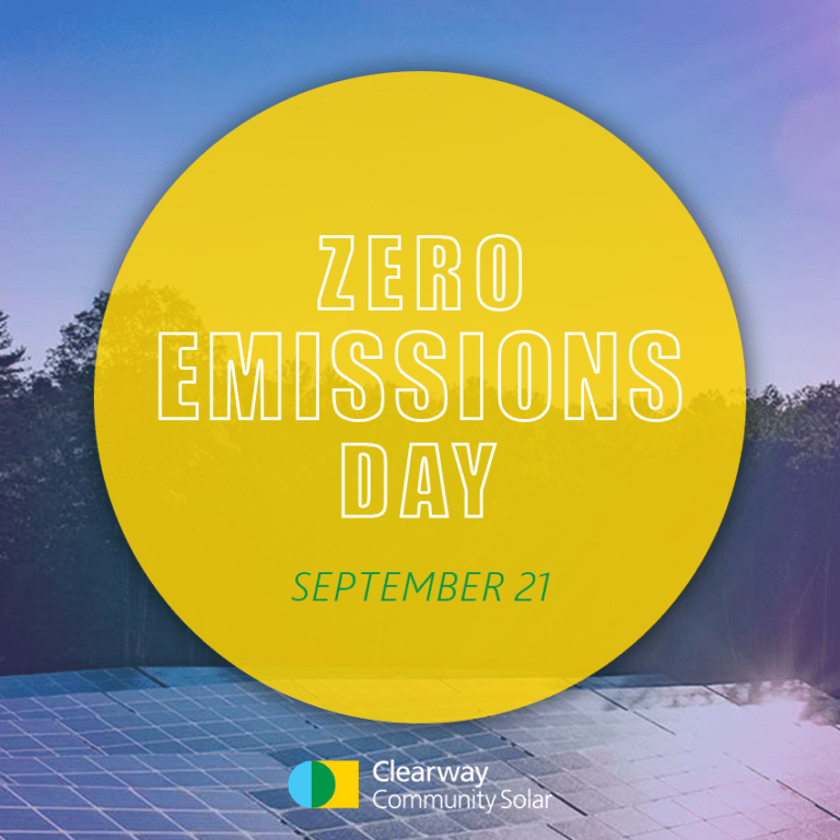 Zero Emissions Day Clearway Community Solar