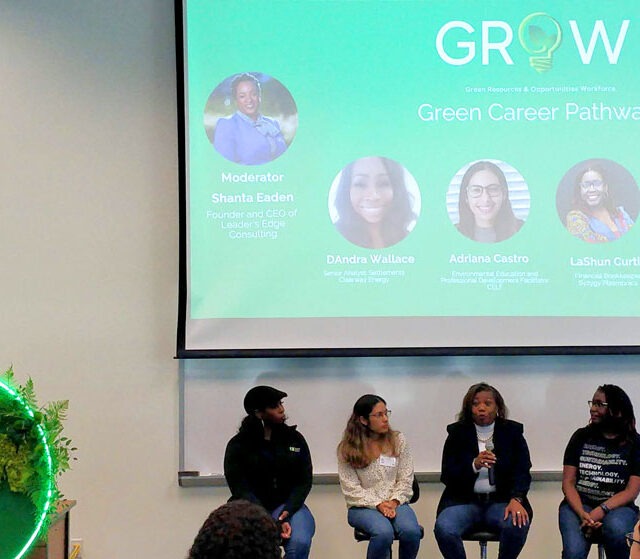 4 women presenting at the GROW Fest event