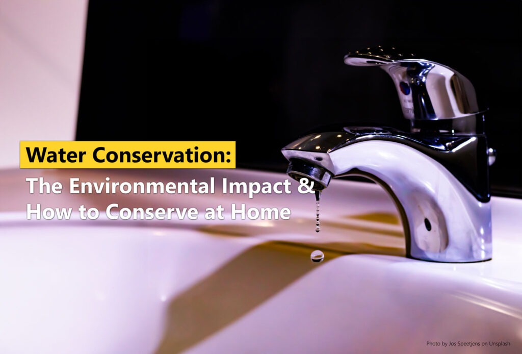 leaky water faucet water conservation at home environmental impact - Clearway Community Solar