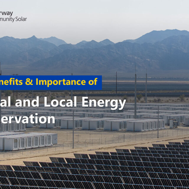 Global and Local Energy Conservation