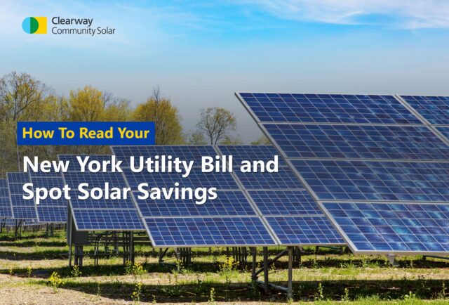 Read Your NY Utility Bill & Find Solar Savings